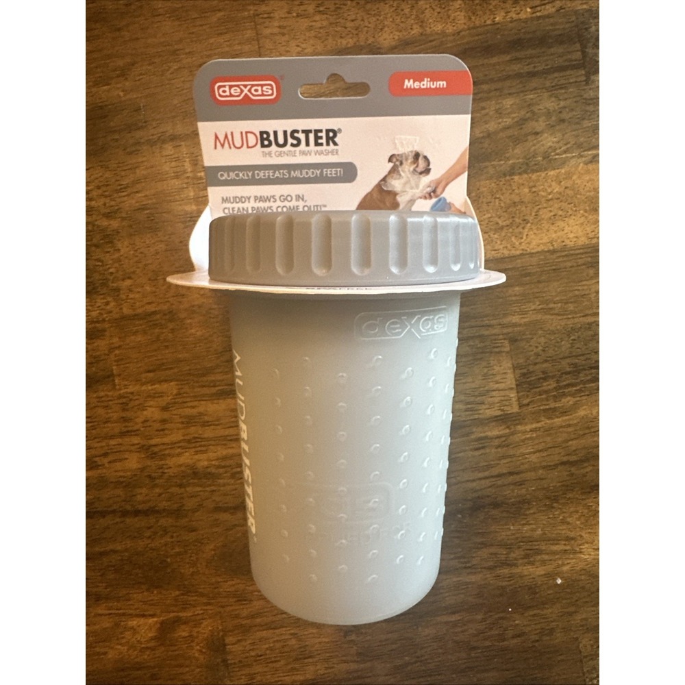 Dexas NEW Medium Mudbuster Portable Dog Paw Mud Dirt Washer Cleaner